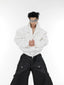 【23s August.】Streamer Shoulder Pad Jacket