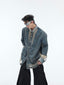 【24s April.】Mesh Hollow Design Denim Shirt