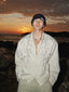 【26s Jan.】Beaded Firework Drawstring Long-Sleeve Shirt