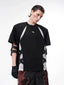 【25s Jun.】Deconstructed Mesh Panel T-shirt