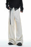 Embroidered Jacquard Wide-Leg Trousers
