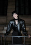 【26s Jan.】Minimal Leather Long-Sleeve Shirt Jacket