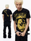 Vintage Rock Band Graphic Cropped Tee