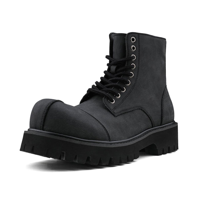 Deconstructed Thick-soled Martin Boots Hover Image
