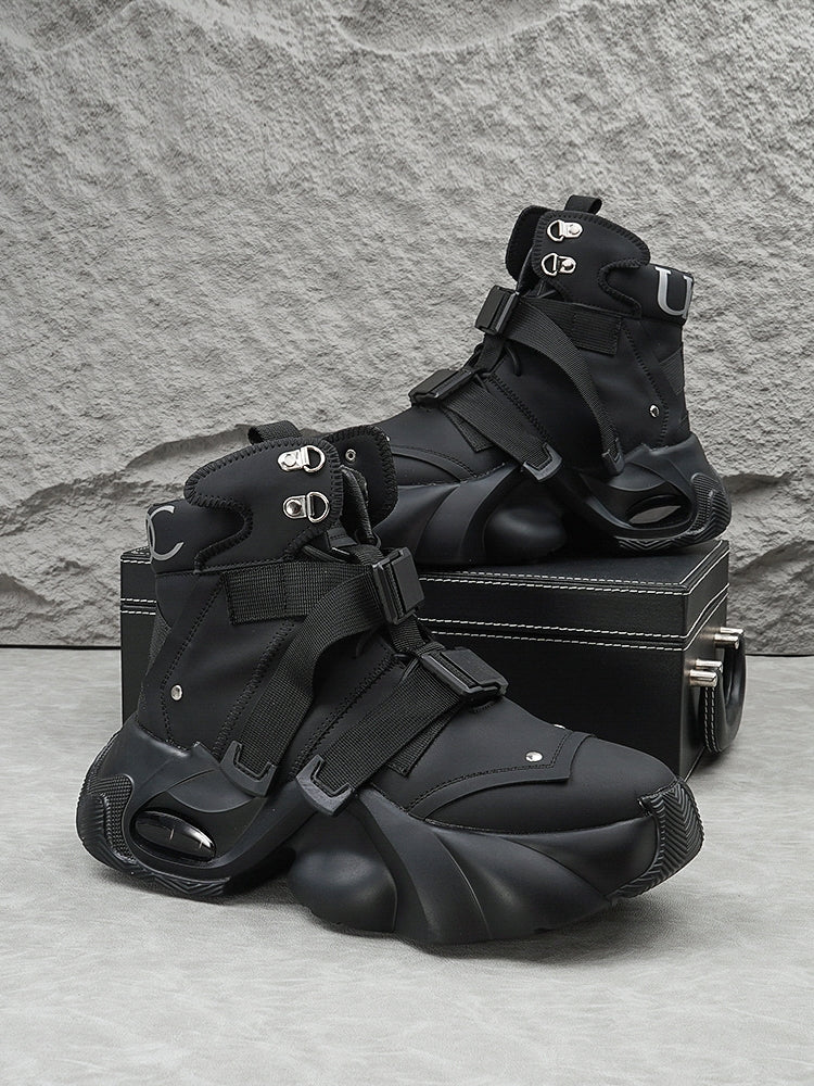 Black Warrior High-top Functional Boots