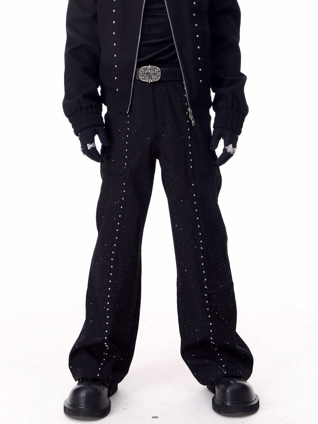 【26s Feb.】Couture 3D Floral Structured Shoulder Cropped Jacket / Pants