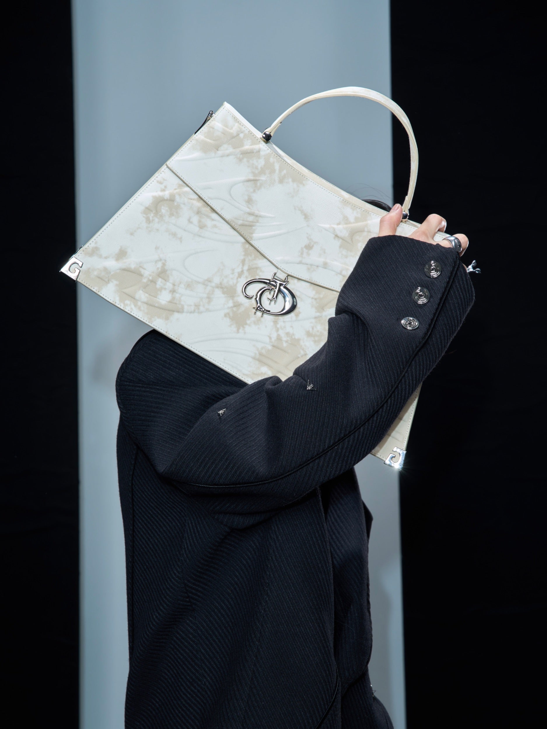 3D Relief Light Luxury Handbag Crossbody Bag