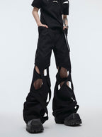 【25s Jul.】Trend Pioneer Hollow Wrap Casual Pants