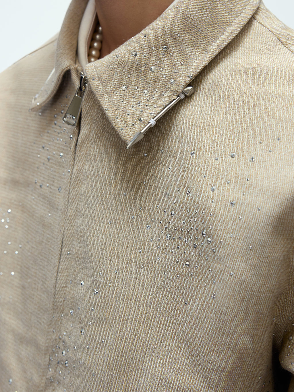 【25s Sep.】"Starlight" Hot-drilled Sequined Jacket/pants