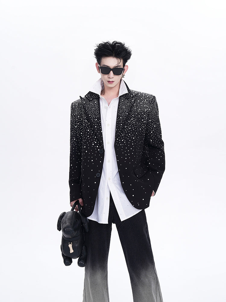 【25s Jul.】Rhinestone Design Suit Jacket