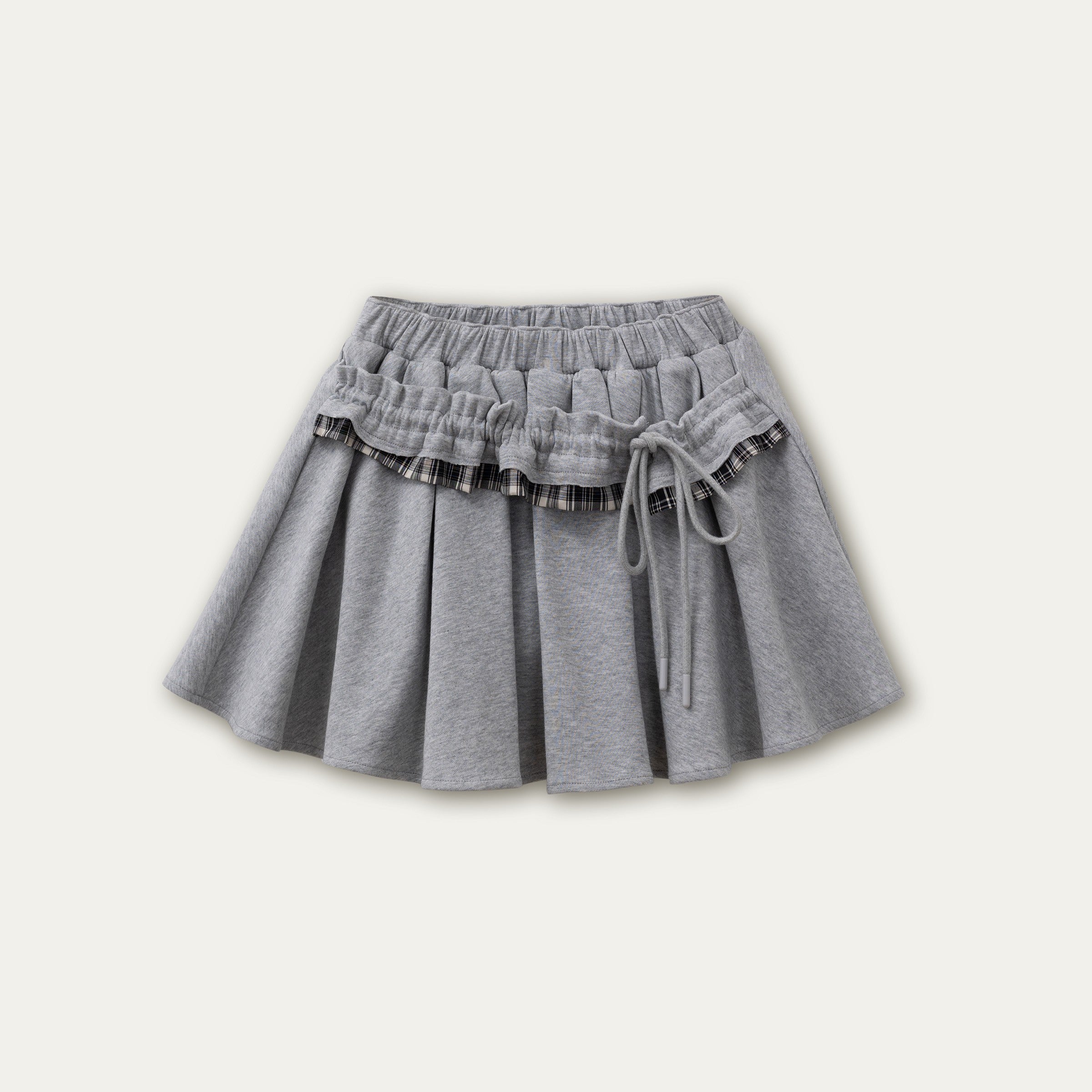 Chic Gray Sweater Jacket & Flowy Tutu Skirt Ensemble