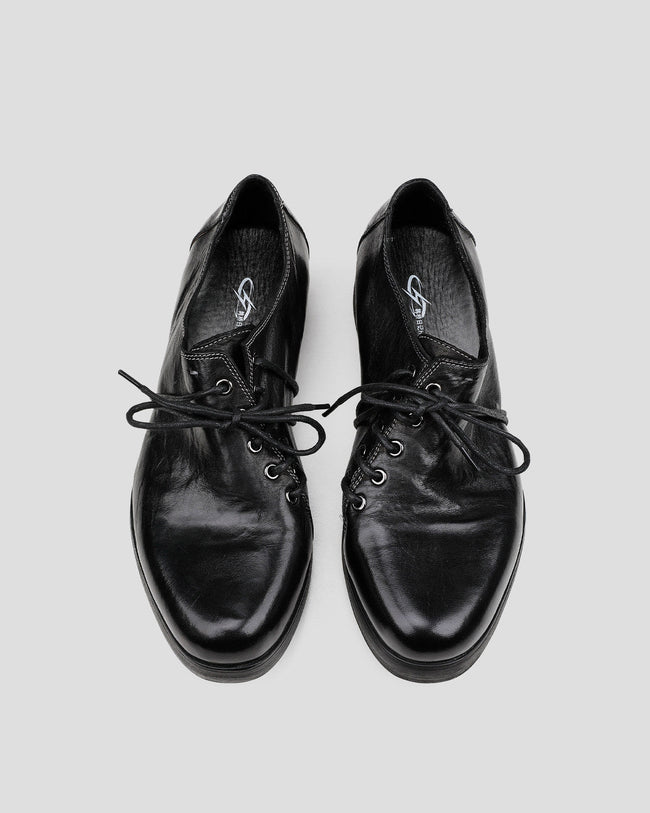 Deconstructed Lace-Up Derby Shoes Hover Image