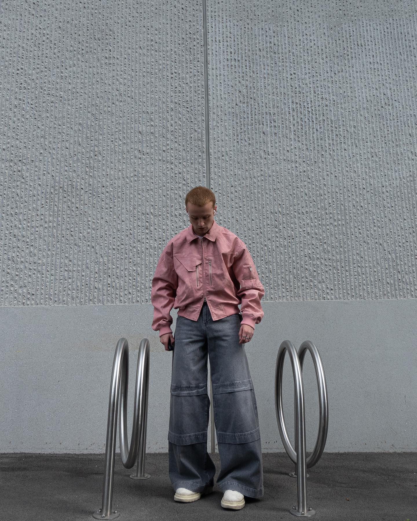 【23s August】Gradient Shoulder Pad Jacket