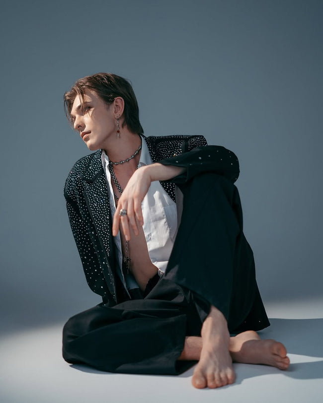 【23s November.】Deconstructed Split Pleated Baggy Trousers Main Image