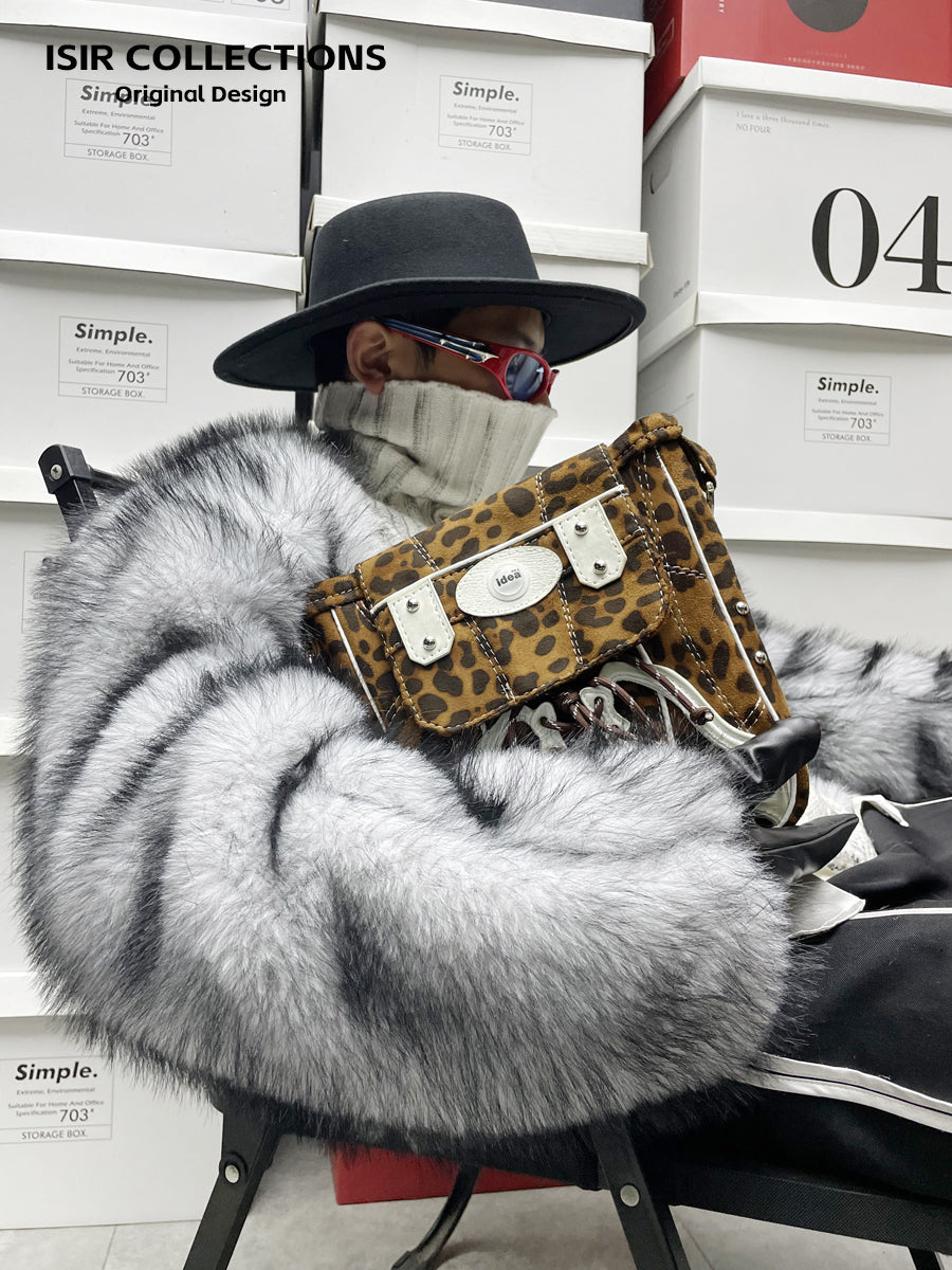 Leopard Print Shoulder Bag
