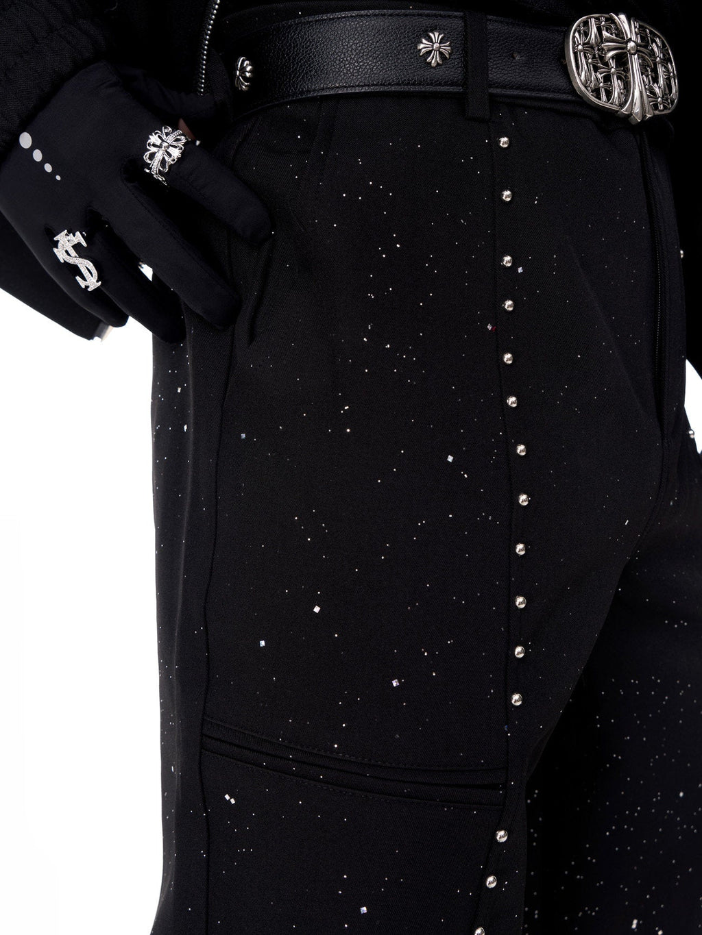 【26s Feb.】Couture 3D Floral Structured Shoulder Cropped Jacket / Pants
