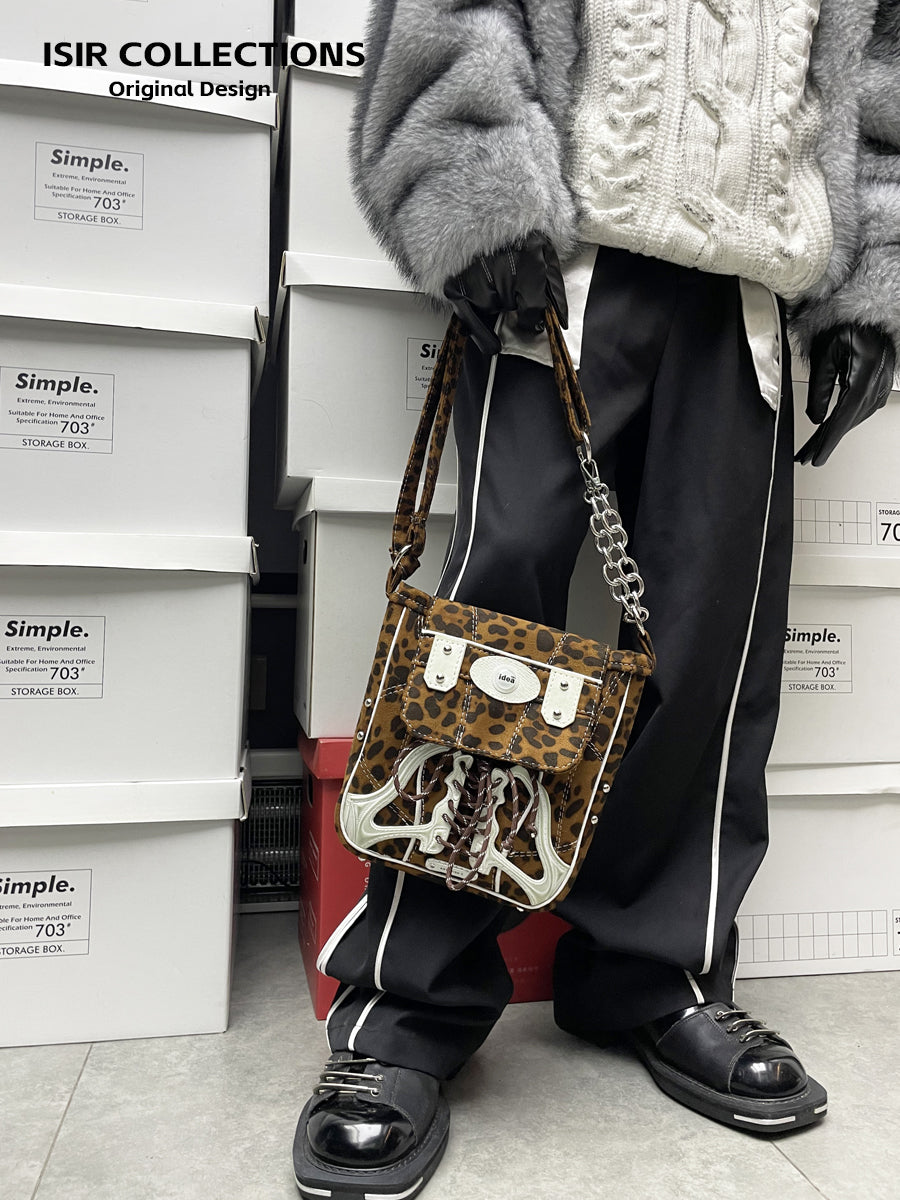 Leopard Print Shoulder Bag