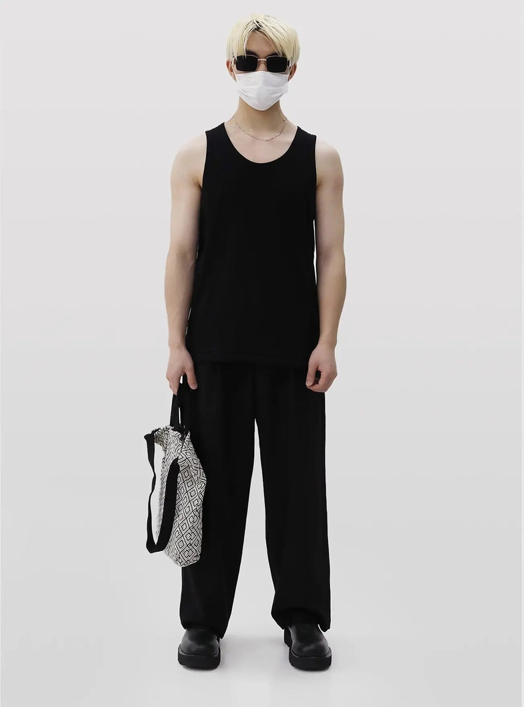 【New】Black Half Platform Shoes
