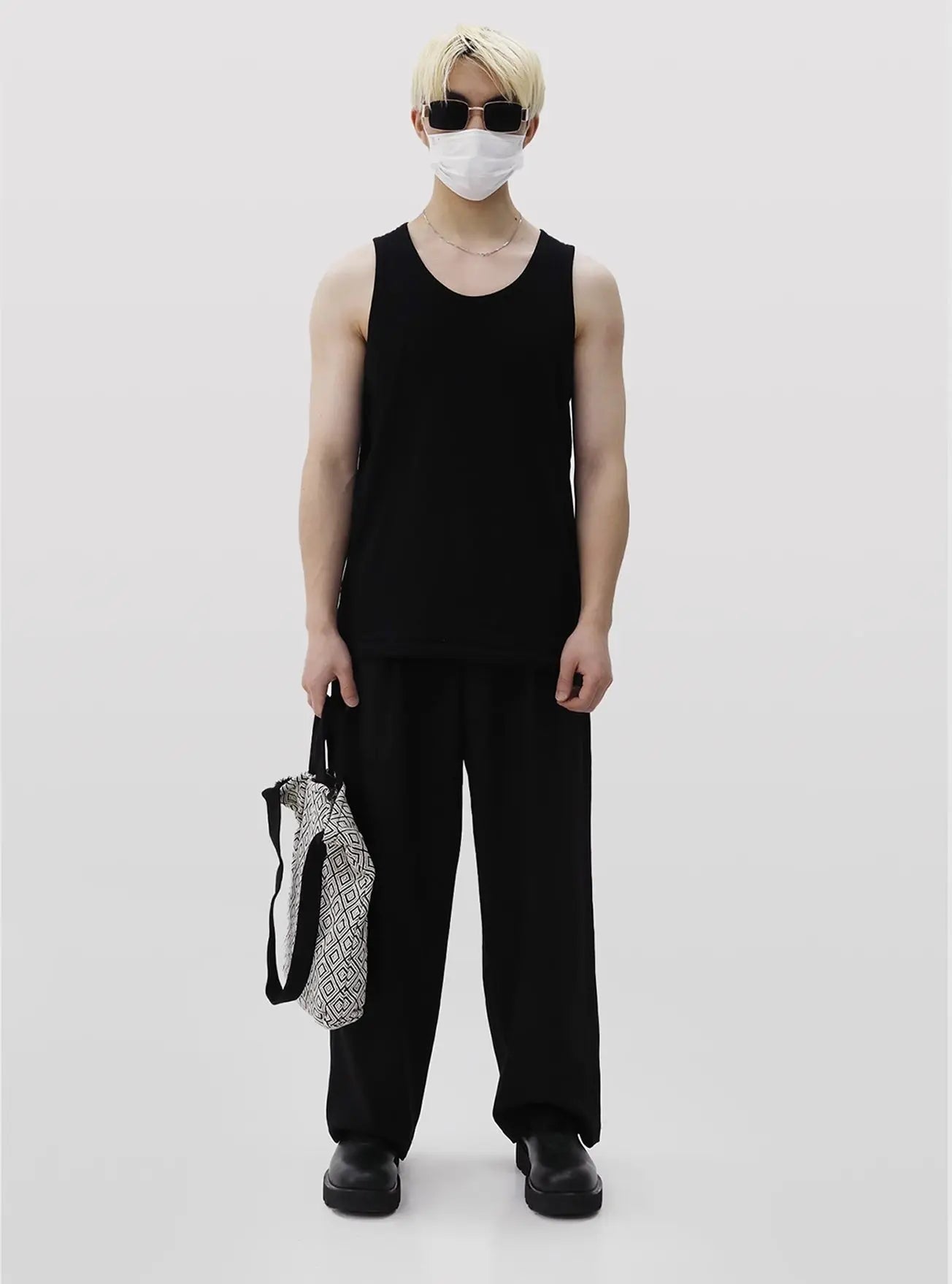 【New】Black Half Platform Shoes