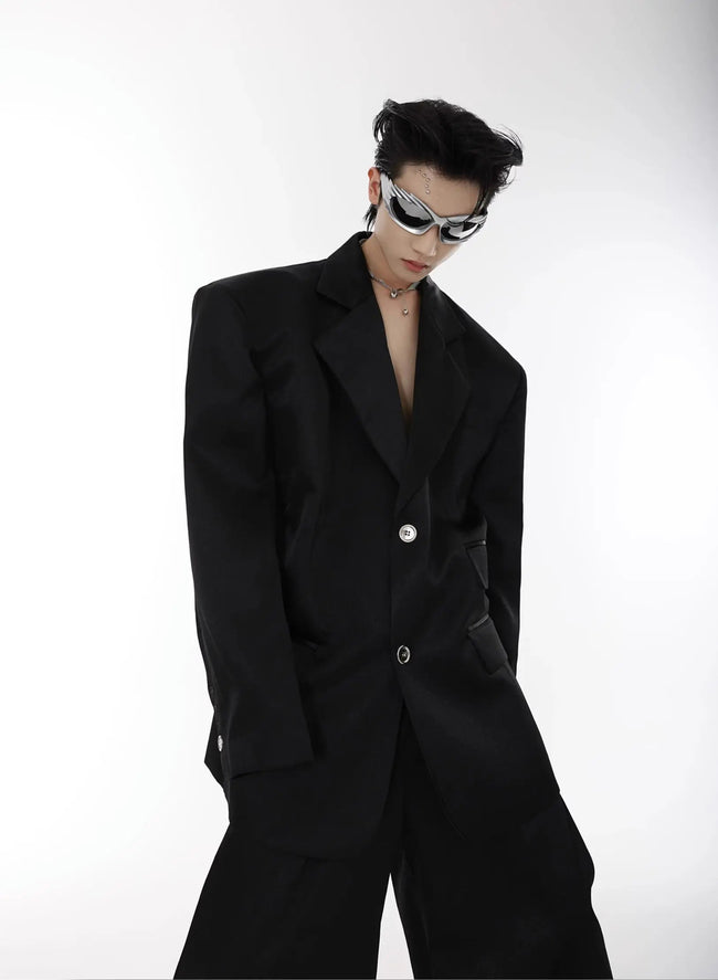 【23s August.】Simple Shoulder Pad Suit Hover Image