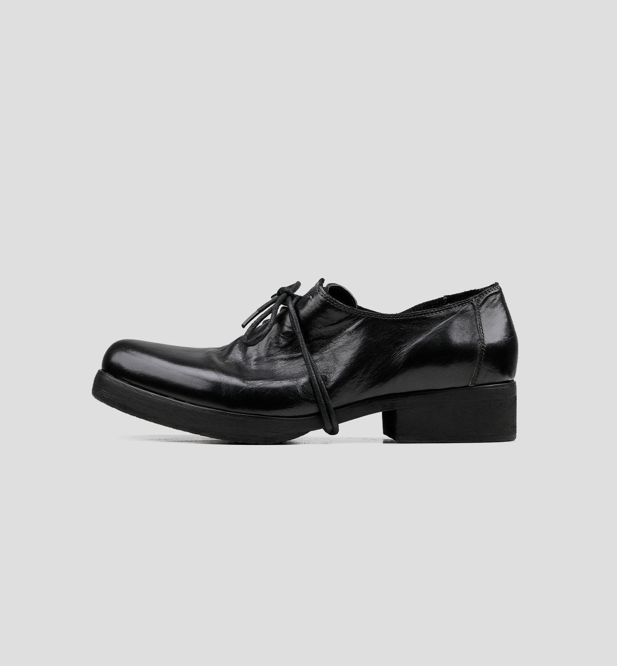 Deconstructed Lace-Up Derby Shoes