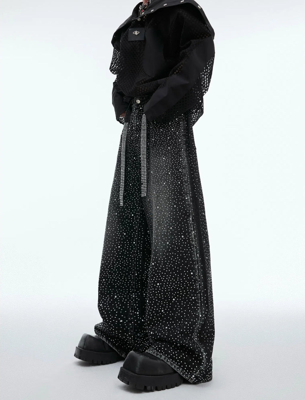 【25s Sep.】Gypsophila Hot Diamond Belt Jeans