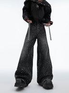 【25s Sep.】Gypsophila Hot Diamond Belt Jeans