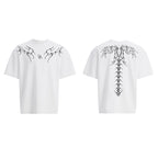 【25s Apr.】3D Spine Embroidered Oversized T-Shirt