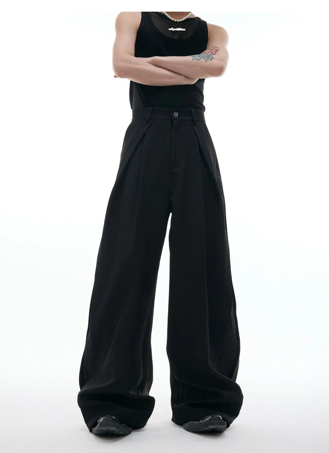 【25s Jun.】Palace Embroidery Pattern Trousers Hover Image
