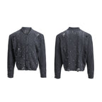 【25s Aug.】Pearl Detail Knit Hollow-Out Cardigan