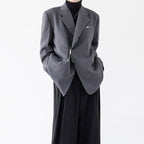 【25s Feb.】Korean Style Casual Trendy Zipper Suit Jacket