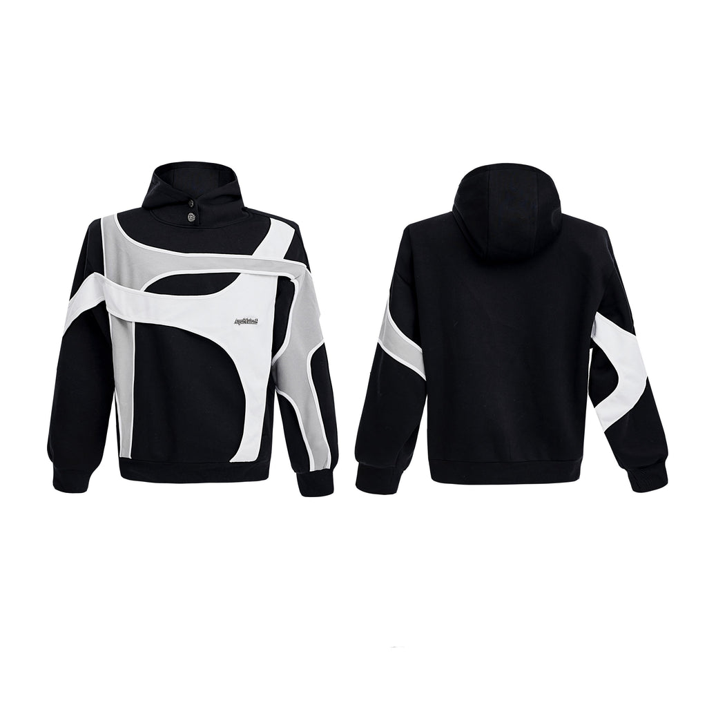 【24s Nov.】Deconstructed Double-layer Paneled Hoodie