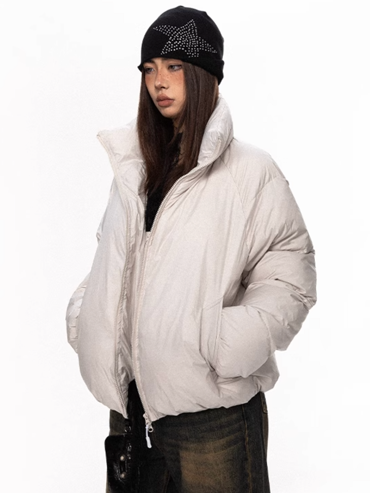 Double-front down Jacket