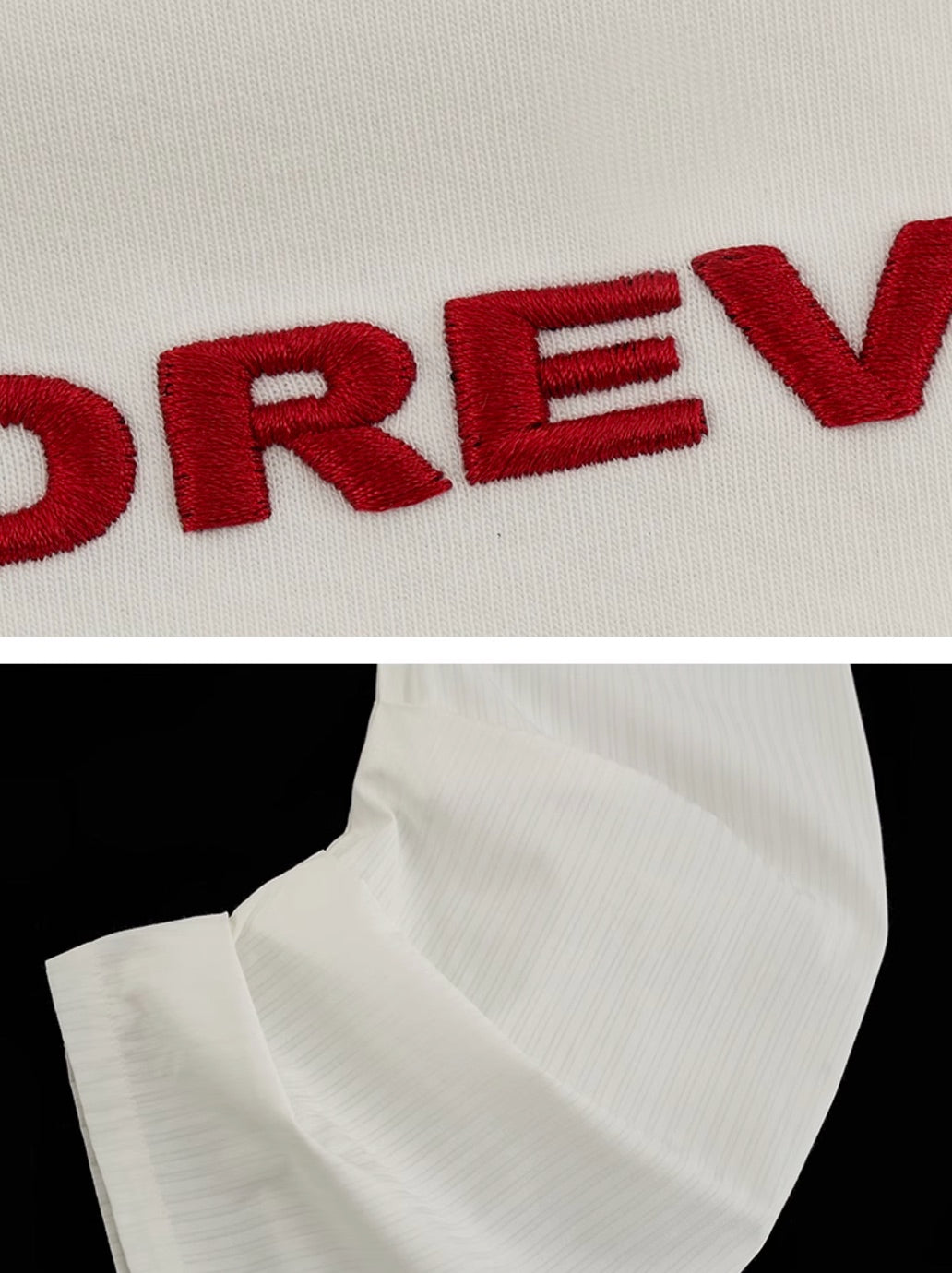 Lantern sleeve white shirt and bra