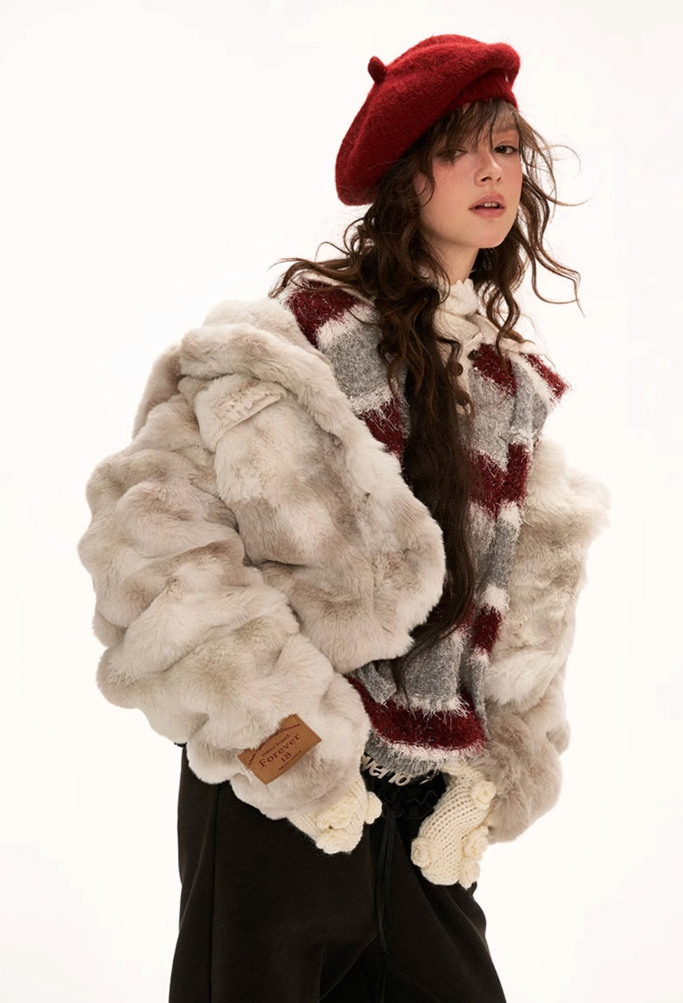 Three-dimensional lapel jacket for women