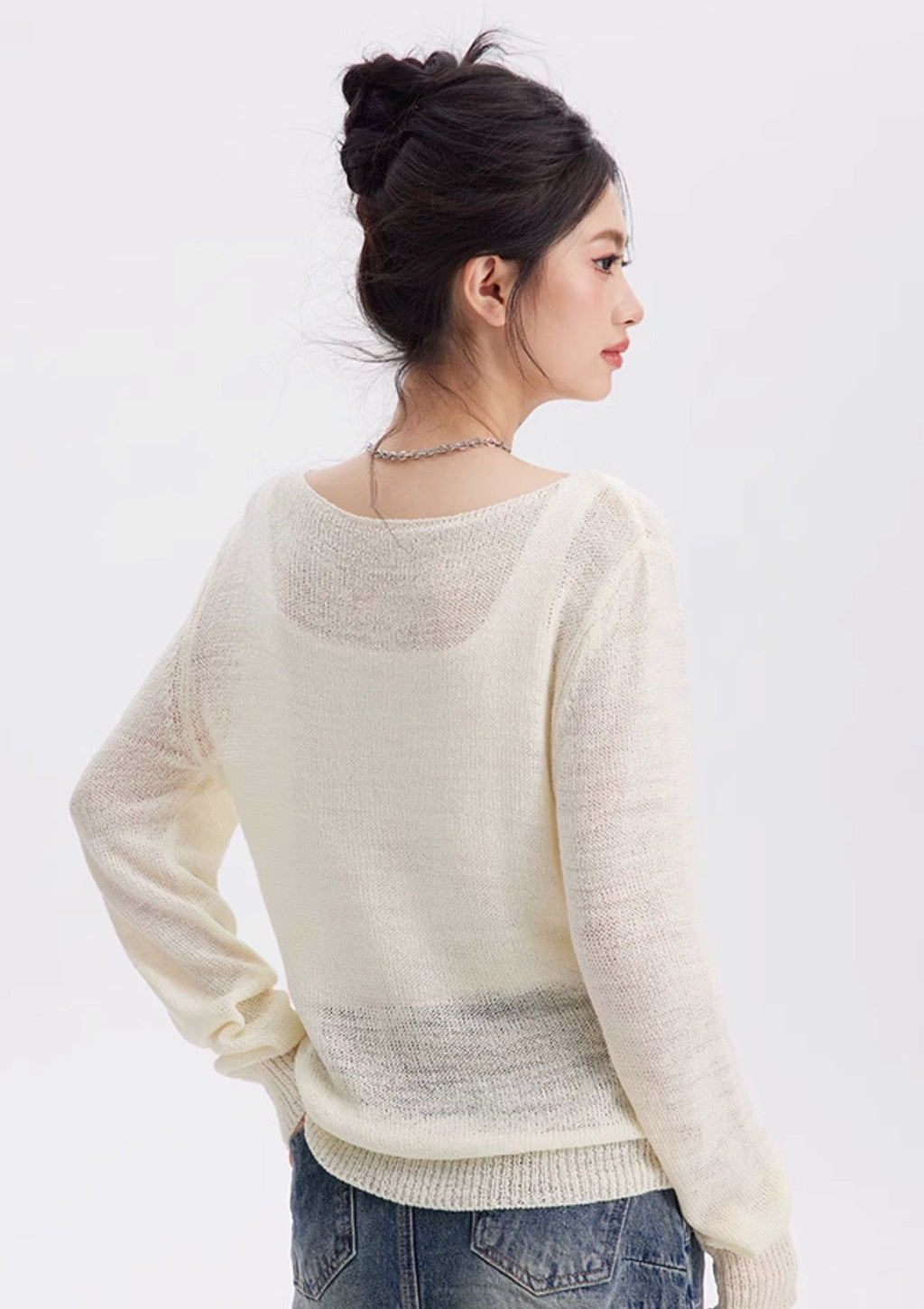 Round Neck Graffiti Butterfly Print T-shirt knit