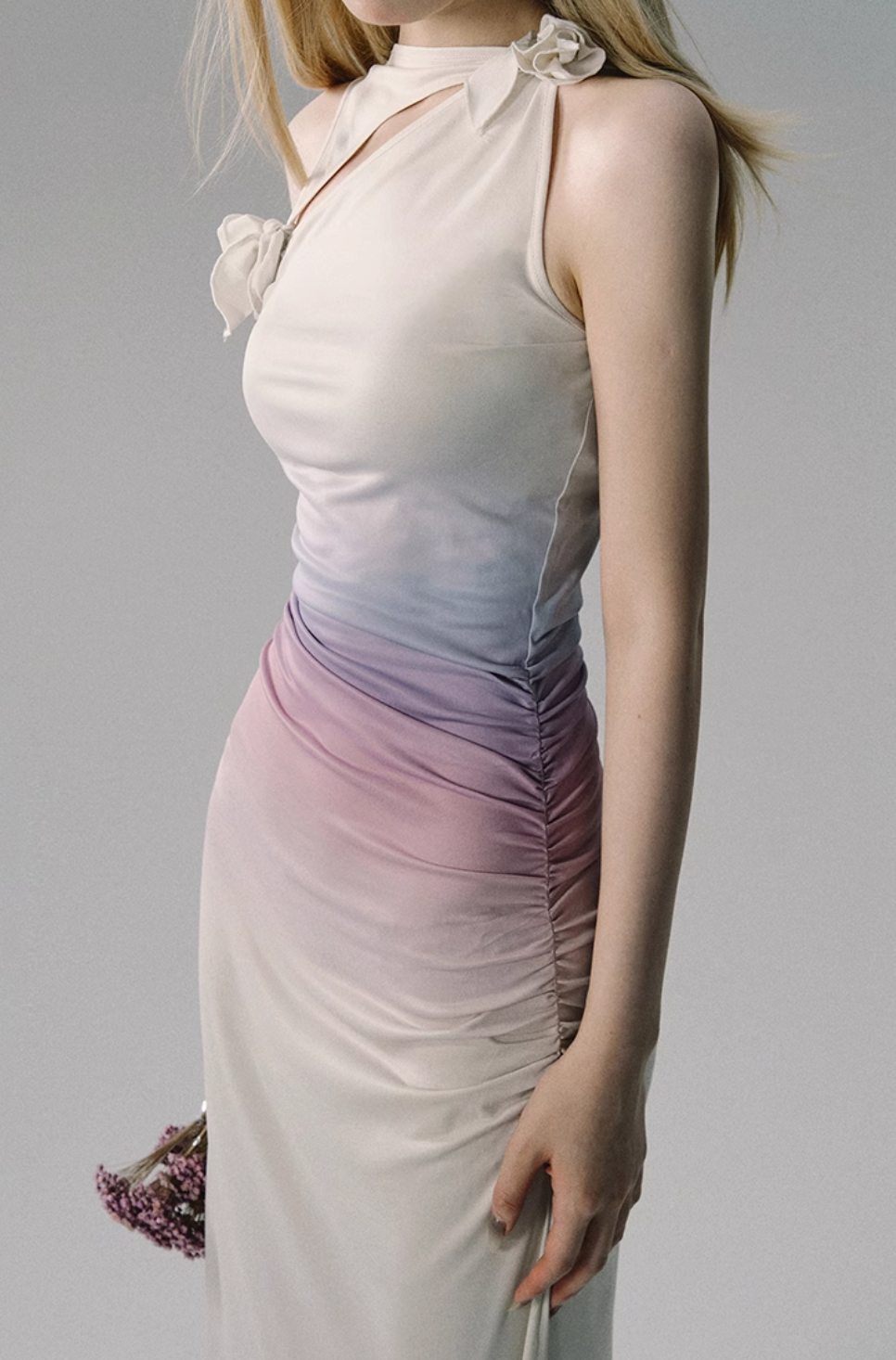 Colored neon slim dress