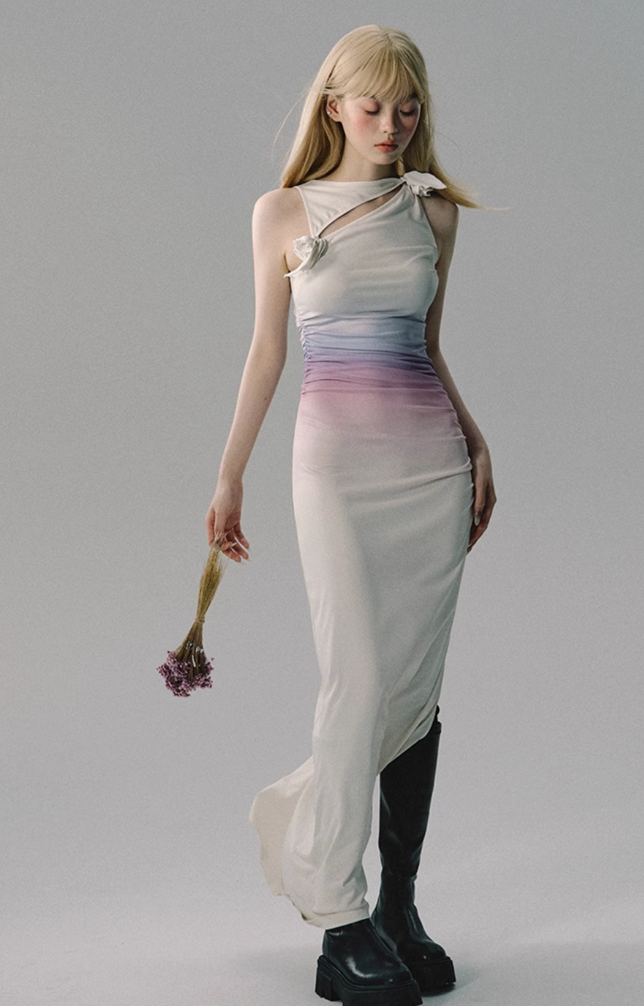 Colored neon slim dress