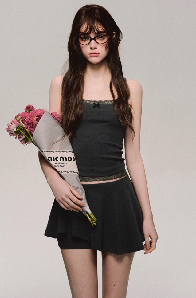 Gray striped knitted high-end suit slim and elegant Main Image