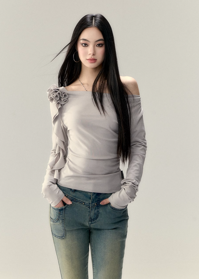 Rose Ribbon Multi-Wear Tee Hover Image