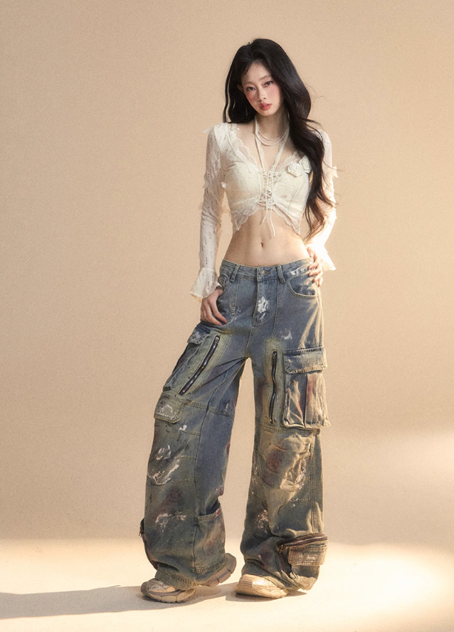 Lace Halter Tee