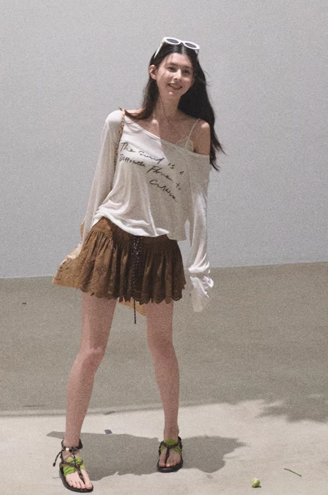 Loose Wool Sunscreen Shirt