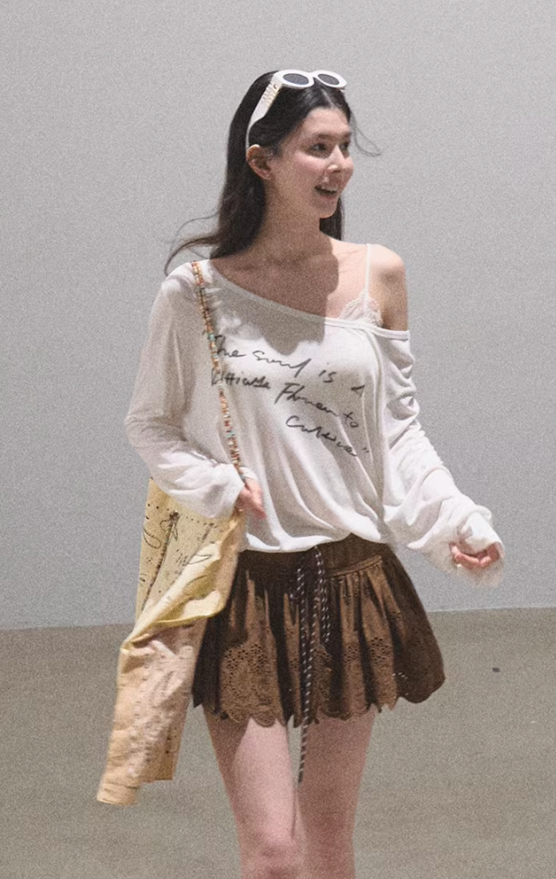 Loose Wool Sunscreen Shirt