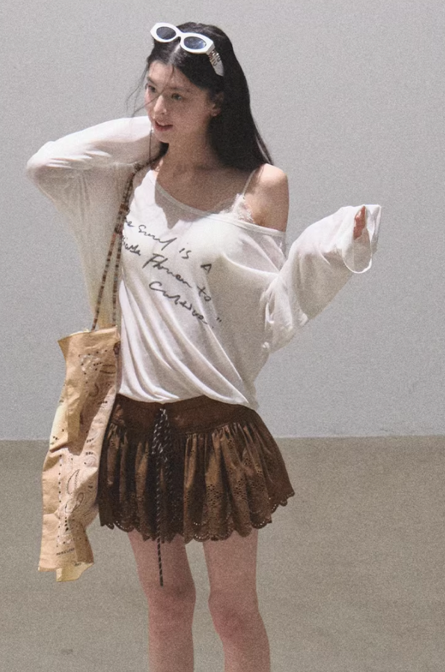 Loose Wool Sunscreen Shirt