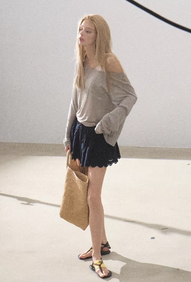 Loose Wool Sunscreen Shirt