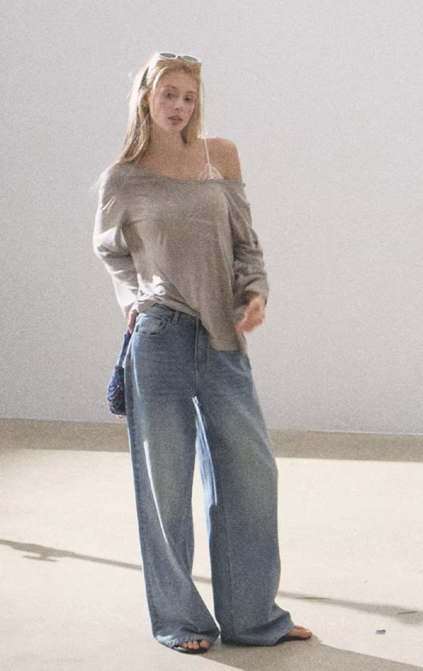 Loose Wool Sunscreen Shirt