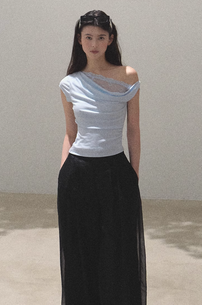 Swing Collar Tencel Top