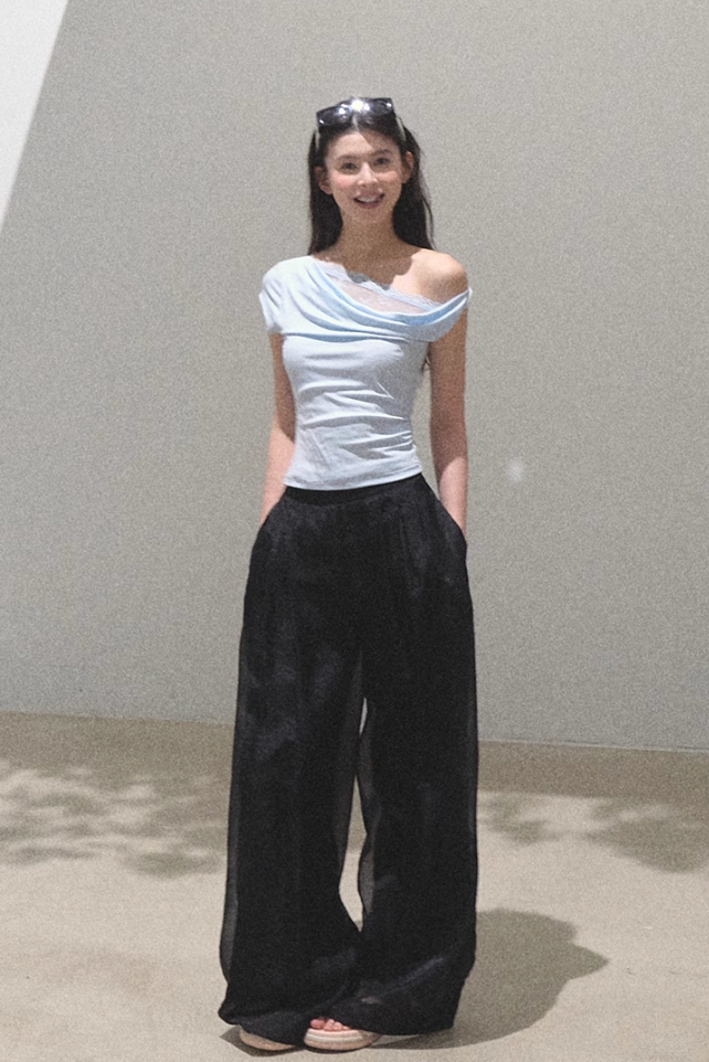 Swing Collar Tencel Top