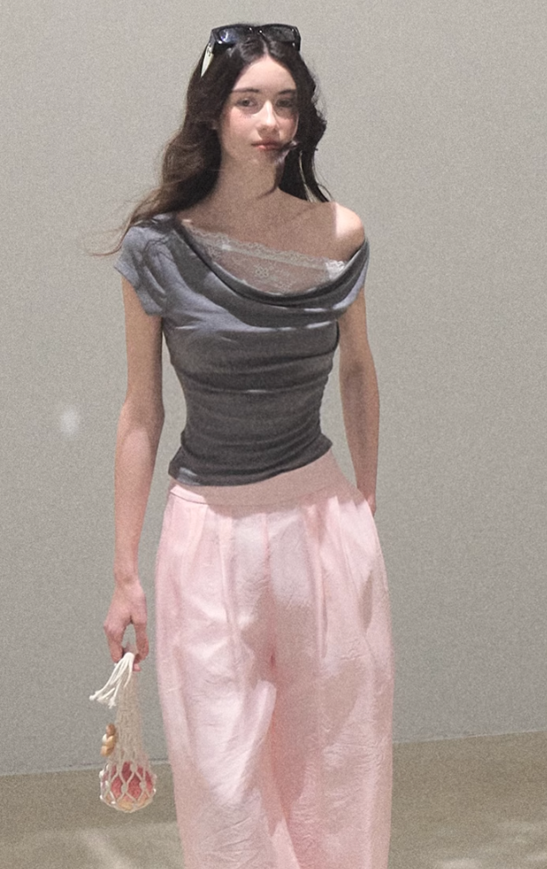 Swing Collar Tencel Top Hover Image
