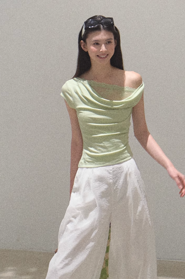 Swing Collar Tencel Top